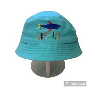 Kids Surf’s Up Bucket Hat Size 4-6x Color Blue By Gertex Unisex Cap